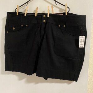 Dress Barn - Black Cotton Shorts